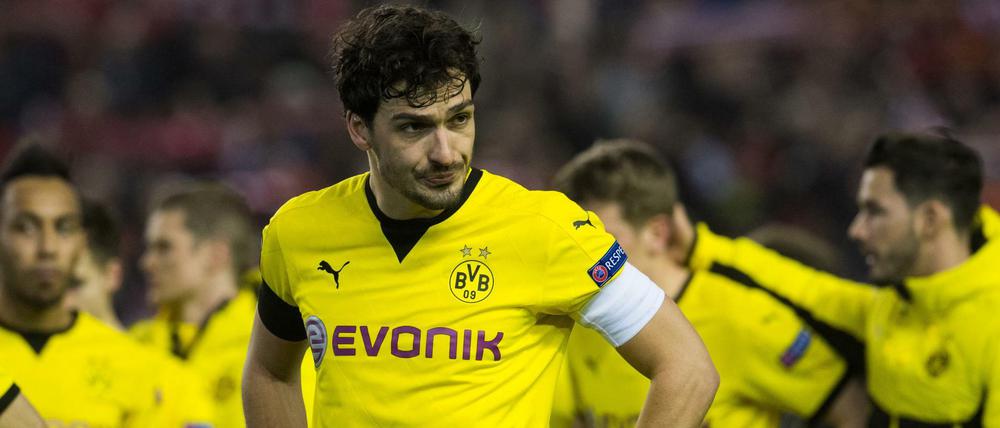 Der Dortmunder Kapitän Mats Hummels nach dem 3:4 beim FC Liverpool.