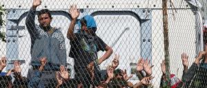 Flüchtlingslager Moria auf Lesbos.