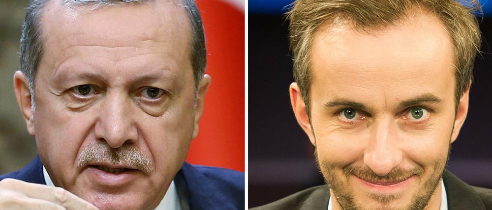 Was ist eigentlich passiert? Der türkischen Ministerpräsident Recep Tayyip Erdogan (li.) und ZDF-Neo-Moderator Jan Böhmermann.