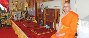 Santuttho Bhikkhu ist der einzige Deutsche unter den Mönchen in Heinersdorf.
