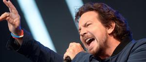 Eddie Vedder beim Berlin-Konzert von Pearl Jam im Juni 2014 in der Wuhlheide.