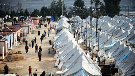 Das Flüchtlingslager Karkamis liegt in der Nähe der Stadt Gaziantep, die Bundeskanzlerin Angela Merkel besuchen wird. 