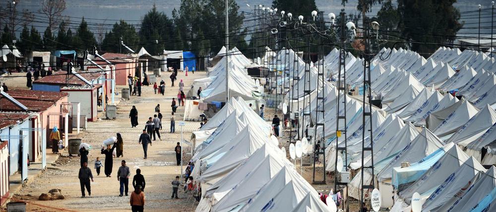Das Flüchtlingslager Karkamis liegt in der Nähe der Stadt Gaziantep, die Bundeskanzlerin Angela Merkel besuchen wird.