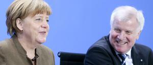 Jetzt auch einig beim Finanzausgleich? Kanzlerin Merkel und CSU-Chef Seehofer.