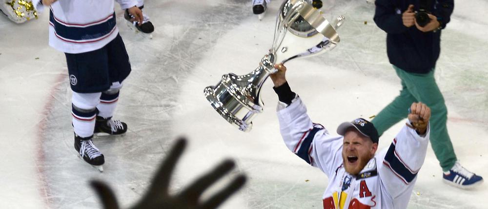 Toni Soederholm im Moment des Triumphes.