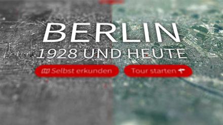 Mit einer interaktiven Karte können Sie sich selbst auf Zeitreise durch Berlin begeben - und zwar hier: 1928.tagesspiegel.de