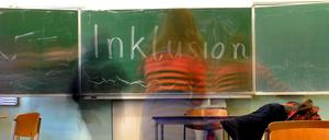 Inklusion bedeutet, dass Schüler mit und ohne Behinderung miteinander lernen.