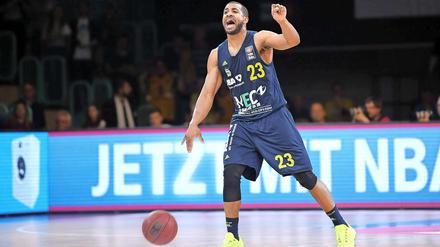 Mit seinem späten Treffer hatte Jordan Taylor großen Anteil am Alba-Sieg.