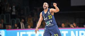Mit seinem späten Treffer hatte Jordan Taylor großen Anteil am Alba-Sieg.