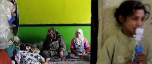 Eine Familie in Gaziantep.