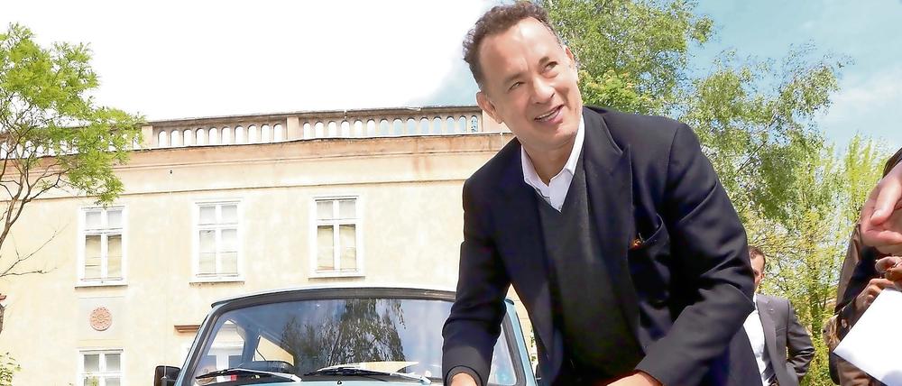 Steht auf Osten. Tom Hanks fuhr vor zwei Jahren durch Eisenhüttenstadt. Jetzt würde er gern nach Berlin ziehen.