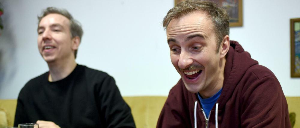 Ein erfolgreiches Team: Beim Wechsel von Olli Schulz (links) und Jan Böhmermann zu Spotify geht es um Geld, sehr viel Geld, heißt es.