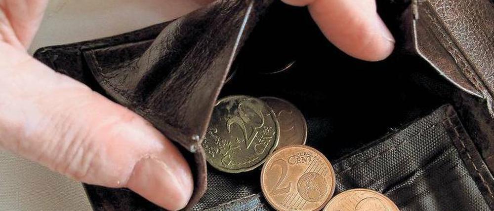 Reicht nicht. Wer nicht vorsorgt, setzt sich dem Risiko der Armut aus.
