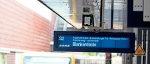 Waches Objektiv. Die Bahn will weitere Bahnhöfe mit Kameras ausstatten; wie am Gesundbrunnen. Auch alte Anlagen werden erneuert, etwa im Hauptbahnhof.