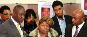 Samaria Rice, die Mutter des toten 12-Jährigen Tamir Rice, bei einer Pressekonferenz in Cleveland am 8. Dezember. 