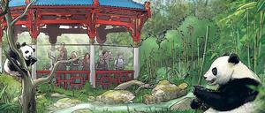 So stellt sich der Zoo das neue Heim für die Bären aus China vor. Nicht nur den Tieren dürfte die Anlage gefallen.