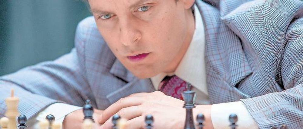 Tobey Maguire als Bobby Fischer.