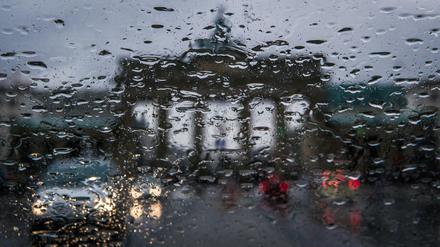 Regen in Berlin. 
