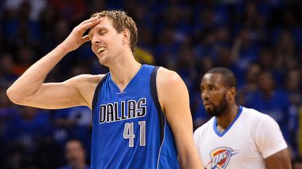 Kopfweh. Oklahoma City war zu stark für Dirk Nowitzkis Dallas Mavericks.
