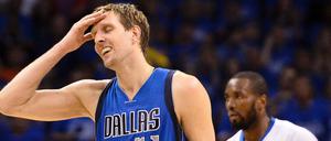 Kopfweh. Oklahoma City war zu stark für Dirk Nowitzkis Dallas Mavericks.