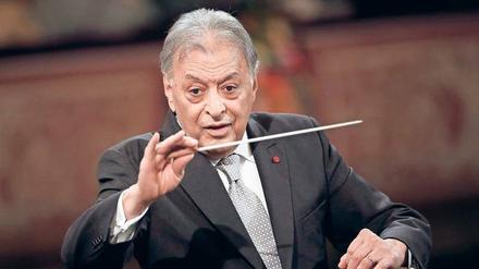Zubin Mehta auf der Bühne
