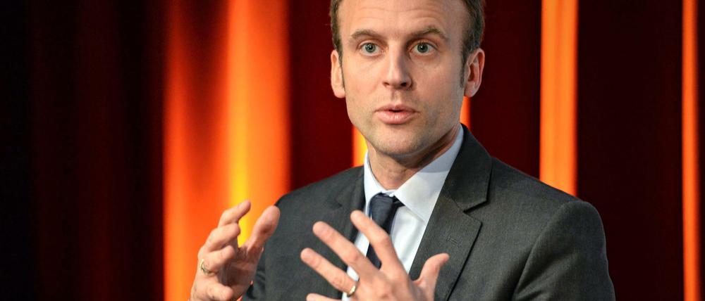 Frankreichs Wirtschaftsminister Emmanuel Macron.