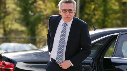 Bundesinnenminister Thomas de Maizière (CDU).