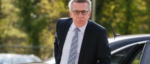 Bundesinnenminister Thomas de Maizière (CDU).