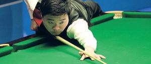 Kurzarbeiter. Ding Junhui siegte im Viertelfinale 13:3 gegen Mark Williams. 