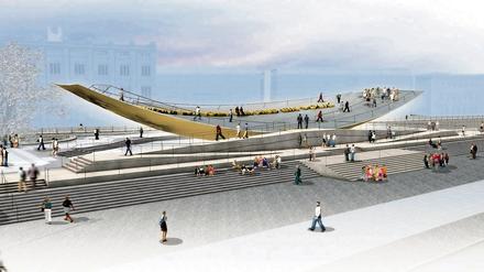 Die Einheitswippe war ein Plan, aber er wird nicht realisiert.