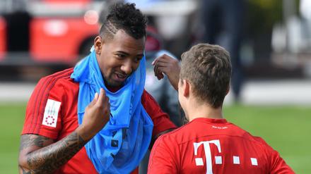 Mit Leibchen und Seele. Jerome Boateng ist wieder fit - aber reicht das für das Champions-League-Halbfinale?
