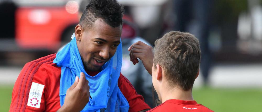 Mit Leibchen und Seele. Jerome Boateng ist wieder fit - aber reicht das für das Champions-League-Halbfinale?