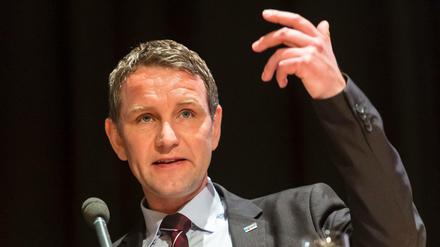 Der Sprecher des Thüringer Landesvorstandes der Partei Alternative für Deutschland, Björn Höcke. 
