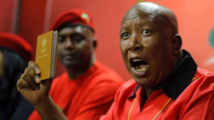 Julius Malema hat mit seinen Äußerungen immer wieder Empörung ausgelöst.