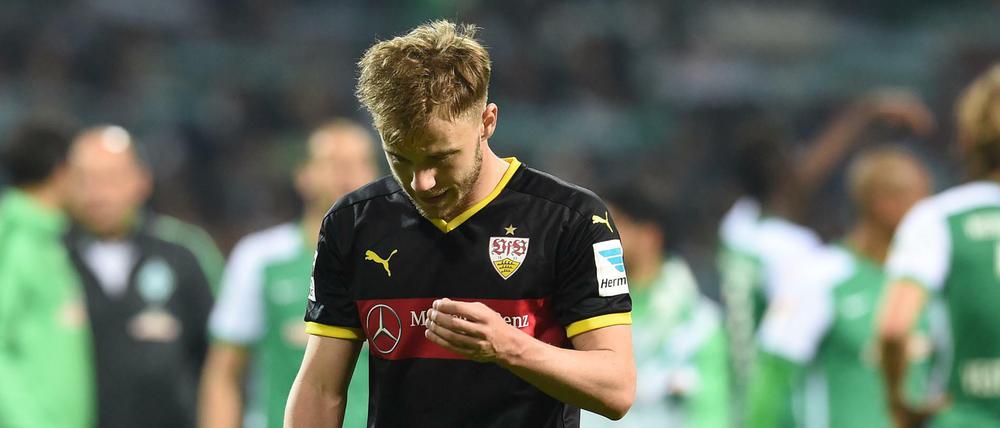 Alexandru Maxim war noch einer der besten Stuttgarter bei der 2:6-Niederlage gegen Werder Bremen.