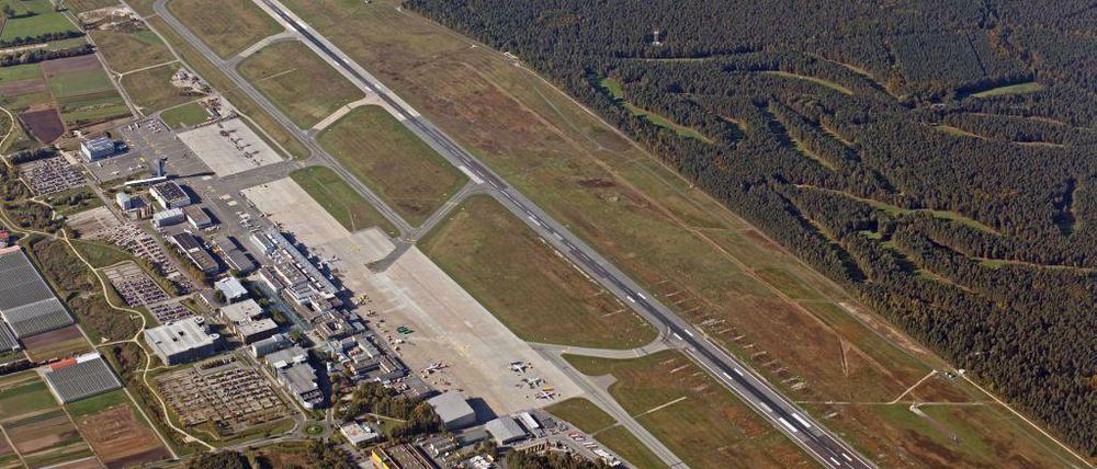 Der Flughafen Nürnberg.