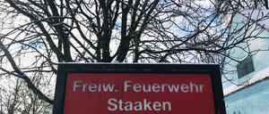 Die Retter im Westen Berlins: die Freiwillige Feuerwehr Staaken.