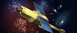 Heile Welt. So sollte es aussehen, wenn Hitomi Röntgenstrahlung aus kosmischen Ereignissen erfasst. Der Satellit ist kaputt. 