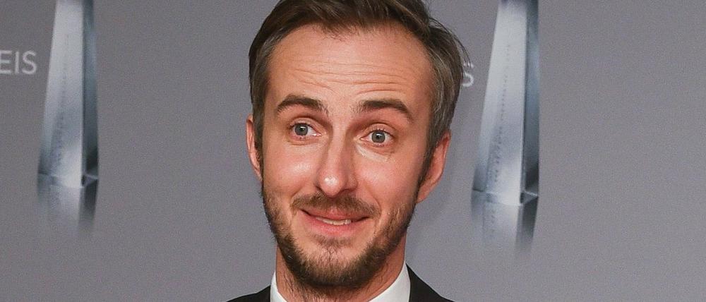 Jan Böhmermann im Januar bei der Verleihung des Deutschen Fernsehpreises.