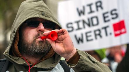 Warnstreiks im öffentlichen Dienst.
