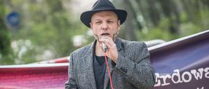 "Keine Macht dem Erwowahn" - unter diesem Motto demonstrierten die Piraten mit ihrem Landesvorsitzenden Bruno Kramm bereits vor drei Wochen - am gestrigen Freitag gab es deswegen Ärger.