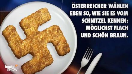 Knusprig braun: Die Kritik der "heute-show" am Rechtsruck bei der der Präsidentenwahl in Österreich war einigen zu extrem.