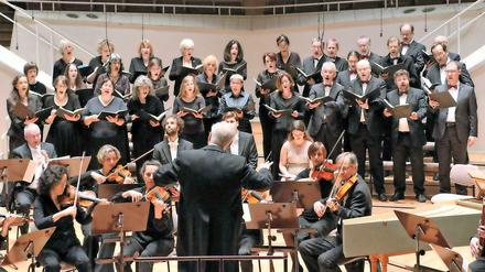 Die Berliner Bach Akademie im Kammermusiksaal der Philharmonie.