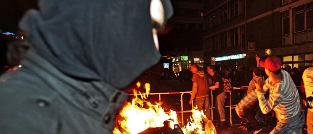 Die autonome Szene ruft zu militanten Aktionen vor dem Myfest auf. Hier ein Bild vom 1. Mai 2009.