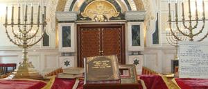 Blick in die Bet-El Synagoge in Casblanca, aufgenommen am 25.07.2007. 