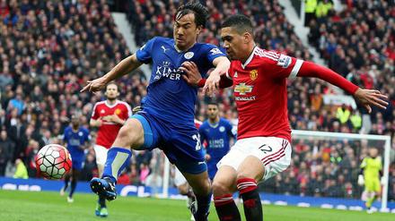 Leicester mit dem Ex-Mainzer Okazaki (l.) muss die Meisterfeier noch vertagen.