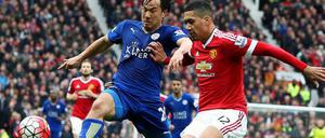 Leicester mit dem Ex-Mainzer Okazaki (l.) muss die Meisterfeier noch vertagen.