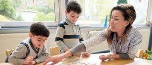 Frühes Fördern. Der Aktionsrat Bildung fordert, eine Kitapflicht für Flüchtlingskinder im Vorschulalter zu prüfen. 