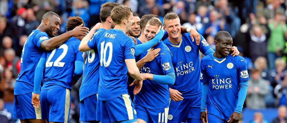 Der Meistertitel ist für Leicester City nur noch einen Sieg entfernt.