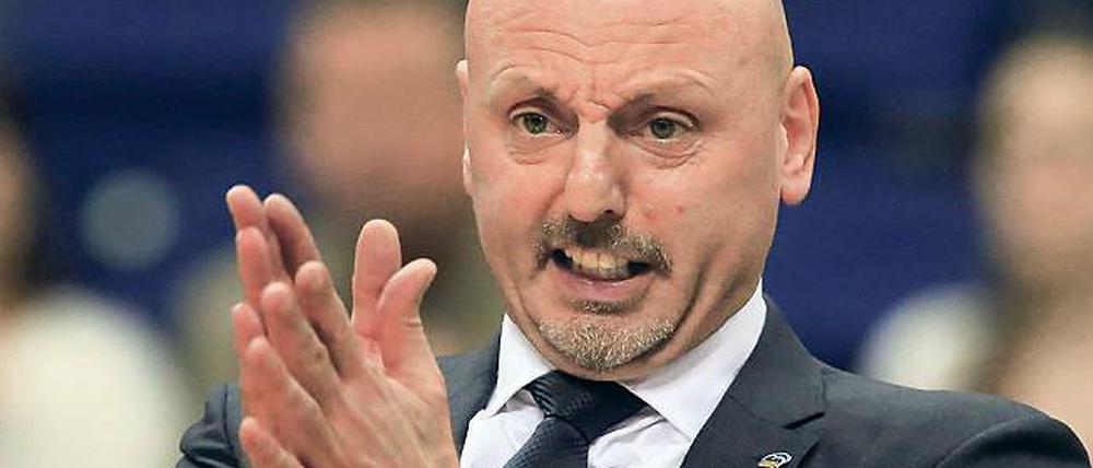 Es wird eng. Alba-Coach Obradovic startet heute ins Ungewisse. 
